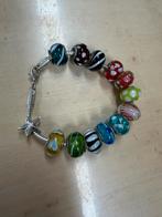 Kleurrijke bedelarmband, Overige materialen, Overige kleuren, Ophalen of Verzenden, Zo goed als nieuw