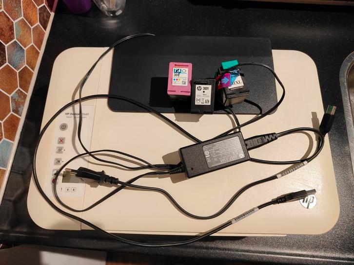 HP Deskjet 2540 Printer - All-in-One, Computers en Software, Printers, Gebruikt, All-in-one, Inkjetprinter, Kleur printen, Kopieren