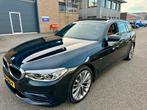 BMW 5 Serie 520i 184pk Aut. 2017 Zwart, Auto's, BMW, 1998 cc, Achterwielaandrijving, 4 cilinders, 2000 kg