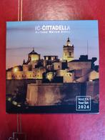 Malta 1 ct t/m 2 euro + 2 CC 2024 BU CITTADELLA, Ophalen of Verzenden, Malta, 2 euro, Setje