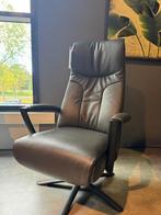 Relaxfauteuil Twice 109 XL leder antraciet - elektrisch, Huis en Inrichting, Fauteuils, Nieuw, Ophalen of Verzenden, 50 tot 75 cm