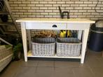 Sidetable, Huis en Inrichting, Ophalen, Zo goed als nieuw, Grenenhout, 25 tot 50 cm