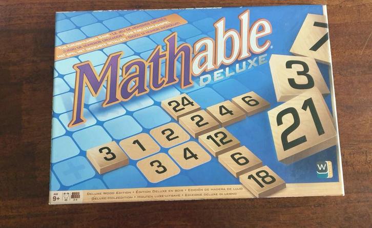 Spel Mathable deluxe, Hobby en Vrije tijd, Gezelschapsspellen | Bordspellen, Zo goed als nieuw, Ophalen of Verzenden