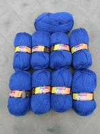 NEVEDA Mondial blauw wol garen 100 gram per bol (KW20), Hobby en Vrije tijd, Ophalen of Verzenden, Nieuw, Breien of Haken, Wol of Garen