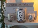 Gloednieuwe Diptyque geurkaars Benjoin 190 gram nu € 44,99, Ophalen of Verzenden, Nieuw, Overige materialen, Minder dan 25 cm