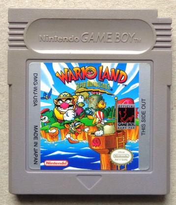 Super Mario Land 3 Warioland voor de Nintendo Gameboy beschikbaar voor biedingen