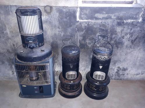 4x petroleum kachel+4x Qlima 20L. Petroleum, Huis en Inrichting, Kachels, Gebruikt, Petroleumkachel, Overige brandstoffen, Ophalen