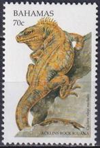 BAHAMAS 21 - Dieren: reptielen (leguaan), Postzegels en Munten, Postzegels | Thematische zegels, Ophalen of Verzenden, Dier of Natuur