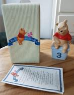 Disney Pooh & Friends birthday figurine Pooh 3 *, Ophalen of Verzenden, Winnie de Poeh of vrienden, Zo goed als nieuw, Beeldje of Figuurtje