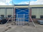 Skyworks aluminium rolsteiger 8,2m werkhoogte, Ophalen, Gebruikt, Rolsteiger of Kamersteiger, 5 meter of hoger