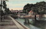 AY756 Amsterdam Polderhuis tulpkaart 1906, Verzamelen, Ansichtkaarten | Nederland, Verzenden, Voor 1920, Gelopen, Noord-Holland