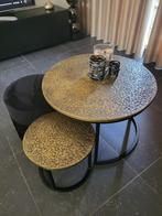 Salon tafel set van 3, Huis en Inrichting, Tafels | Salontafels, Ophalen, 50 tot 100 cm, 50 tot 75 cm, Rond