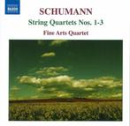 SCHUMANN String quartets nos. 1-3 CD FINE ARTS QUARTET NAXOS, Cd's en Dvd's, Cd's | Klassiek, Kamermuziek, Ophalen of Verzenden