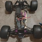 RC chassis HPI Hellfire met Axial 1/8 banden, Hobby en Vrije tijd, Gebruikt, Auto offroad, Ophalen of Verzenden, Nitro