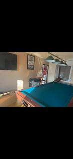 Pool tafel 9 voet nieuwstaat moet dringend weg verhuis, Ophalen, Zo goed als nieuw