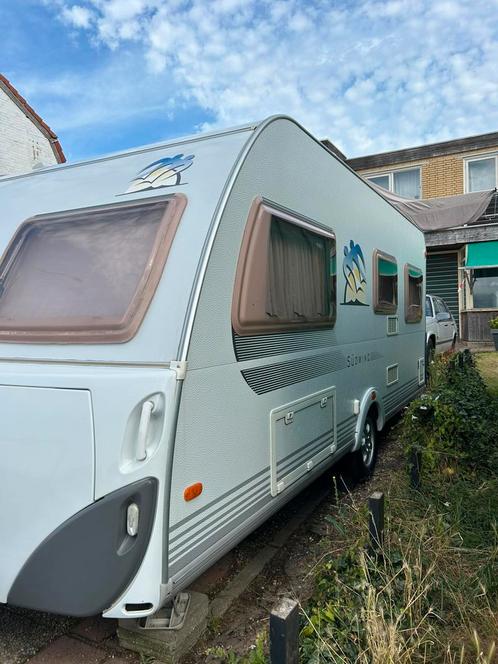 Knaus Sudwind 500 full options!, Caravans en Kamperen, Caravans, Particulier, tot en met 4, Rondzit, Knaus, Frans bed, 5 tot 6 meter