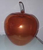 Glas object appel xl vintage murano? Oranje, Antiek en Kunst, Antiek | Glas en Kristal, Ophalen