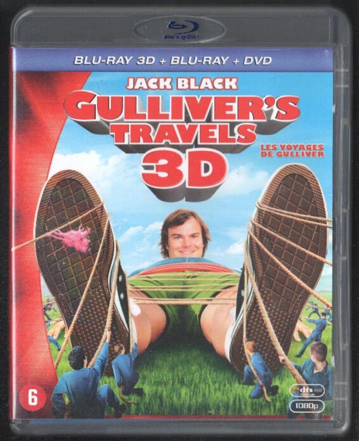 Gulliver's Travels 3D+2D. Blu-ray. LEES!, Cd's en Dvd's, Blu-ray, Gebruikt, Avontuur, 3D, Ophalen of Verzenden
