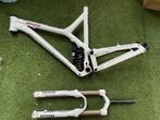 Mtb frame en voorvork, Fietsen en Brommers, Fietsonderdelen, Frame, Gebruikt, Rock Shox, Mountainbike