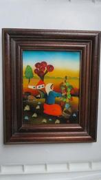 Twee Joegoslavische naïeven achterglas, Verzenden