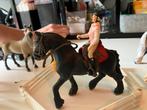 Schleich set : 7 paarden, ruiter, etc., Kinderen en Baby's, Speelgoed | Overig, Ophalen of Verzenden, Gebruikt, Jongen of Meisje