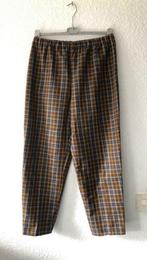 Maat L - broek van BARON - bruin / blauw, Kleding | Dames, Broeken en Pantalons, Bruin, Maat 42/44 (L), Ophalen of Verzenden, Zo goed als nieuw