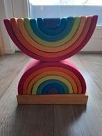 GRIMMS Houten Regenboog Stapel Speelgoed, Ophalen of Verzenden, Zo goed als nieuw, Overige typen
