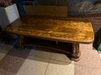 Eiken houten salon tafel 140x75x48cm, Huis en Inrichting, Tafels | Salontafels, Ophalen, Gebruikt, 100 tot 150 cm, Eikenhout
