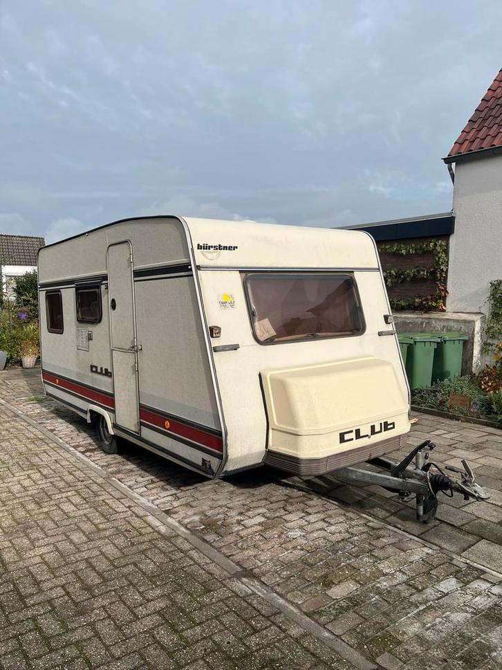 Burstner Club 1988 - Klassieke Caravan!, Caravans en Kamperen, Caravans, Particulier, tot en met 4, 750 - 1000 kg, Standaardzit