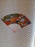 Traditionele Japanse Kimono white ougi, Ophalen of Verzenden