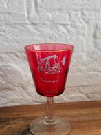 Vintage borrelglas SCHOONEBEEK JAKNIKKER, Verzamelen, Ophalen of Verzenden, Gebruikt, Borrel- of Shotglas