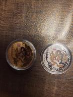 2x chinese draken coins, Postzegels en Munten, Ophalen of Verzenden