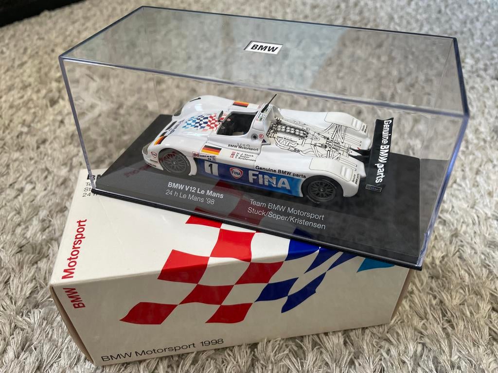 BMW V12 Le Mans '98 Modelauto, Ophalen of Verzenden, Zo goed als nieuw, Auto, MiniChamps