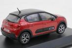 Citroen C3 2020 Rood / Zwart Dak 1/43 Norev ref: 155263, Verzenden, Nieuw, Auto, Norev