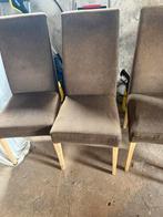 Eetkamerstoelen, Huis en Inrichting, Stoelen, Ophalen, Gebruikt, Bruin, Vier
