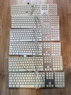 Partij Apple Bedrade Toetsenborden - Qwerty, Computers en Software, Ophalen of Verzenden, Qwerty, Gebruikt, Bedraad