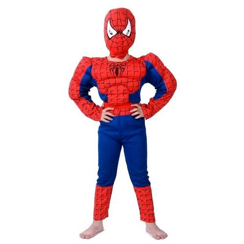 Spiderman-pak Spiervulling *maat 92 tm 122*, Kinderen en Baby's, Carnavalskleding en Verkleedspullen, Nieuw, Jongen, 104 of kleiner