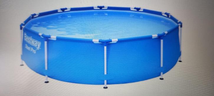 zwembad 305 cm, Tuin en Terras, Zwembaden, Gebruikt, Opzetzwembad, Minder dan 80 cm, 200 tot 400 cm, 300 cm of meer, Rond, Ophalen