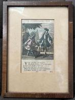 Prenten complimenten & gepassioneerde nar, Ophalen of Verzenden