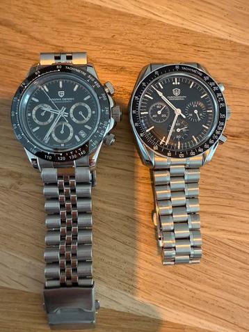 hommage Rolex Daytona 40mm + hommage Omega Speedmaster 38mm. beschikbaar voor biedingen