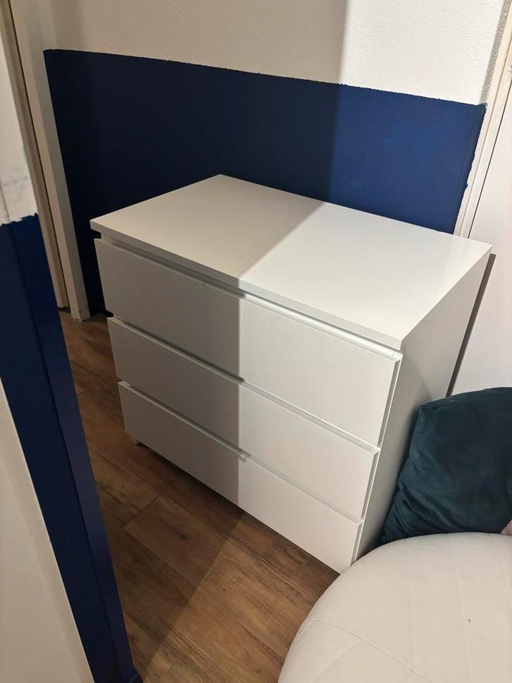 IKEA Malm ladekast, Huis en Inrichting, Kasten | Ladekasten, Gebruikt, Minder dan 100 cm, 50 tot 100 cm, 25 tot 50 cm, 3 of 4 laden