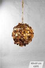 Luxe Gouden Bolvormige Hanglampen | Luxe Ronde Plafondlamp, Nieuw, Ophalen of Verzenden, Hotel chique, Info@laurierdesign.nl