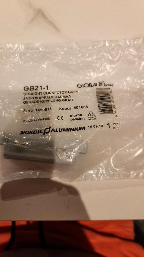 Global Trac Pro GB21-1 / GB21-2 / GB21-3 rechte connectoren, Diversen, Papierwaren, Zo goed als nieuw, Ophalen of Verzenden