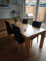 Eetkamer tafel en 4 IKEA stoelen, Huis en Inrichting, Complete eetkamers, Gebruikt, Ophalen