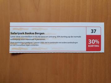 Safaripark Beekse Bergen 30% korting maximaal 4 personen beschikbaar voor biedingen