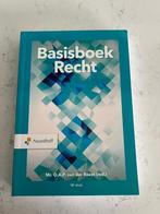 Basisboek Recht, Ophalen of Verzenden, Zo goed als nieuw, HBO, O.A.P. van der Roest