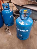 Gasfles voor heftruck., Ophalen