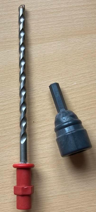 Wurmi klick boor voor tentharingen met adapter, Caravans en Kamperen, Kampeeraccessoires, Nieuw, Ophalen of Verzenden