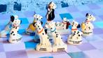 Disney 101 Dalmatiërs miniatuur beeldjes van porselein, Ophalen of Verzenden, Overige figuren, Zo goed als nieuw, Beeldje of Figuurtje