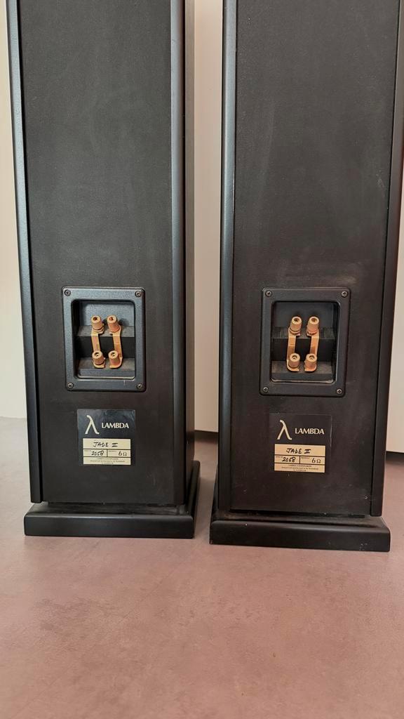 Lambda Jade II Speakers - Audiopulse, Audio, Tv en Foto, Luidsprekers, Gebruikt, Front, Rear of Stereo speakers, Minder dan 60 watt